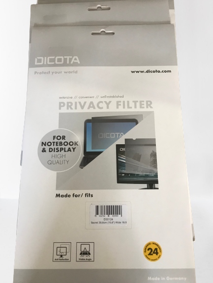 Filtr prywatyzujący Dicota 15,6 