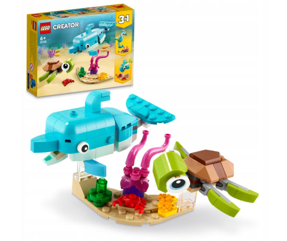 LEGO Creator 3 w 1 31128 Delfin i żółw nowe klocki Numer produktu 31128