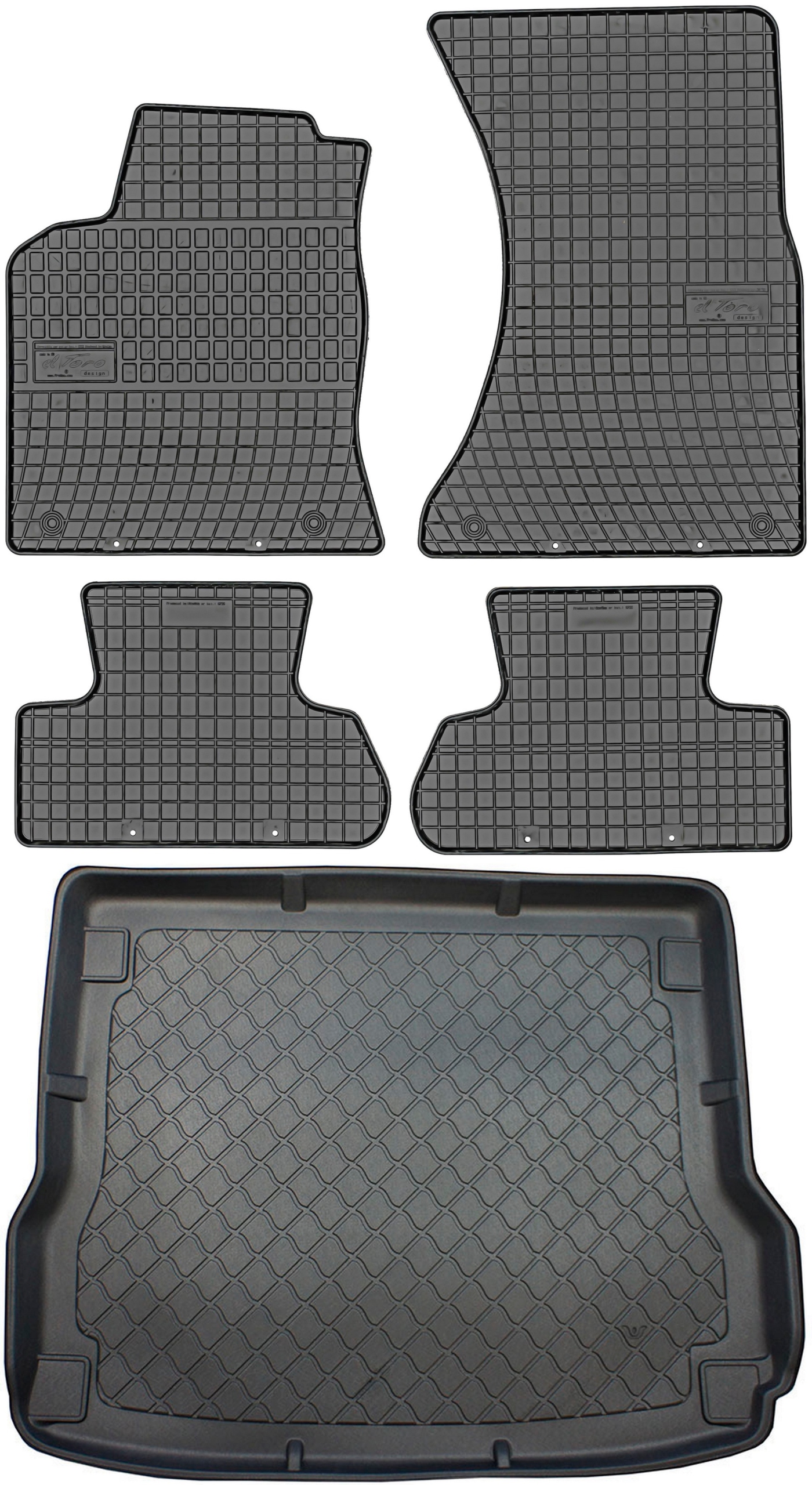 Audi Q5 I Suv od roku 11.2008-12.2016 Set Koberce batožinový priestor