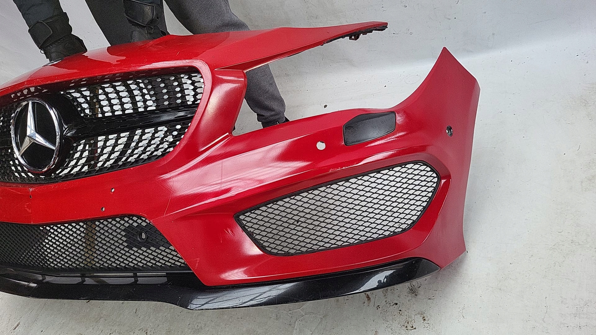 MERCEDES CLA W117 117 AMG bumper front front grill grid PDC SPR