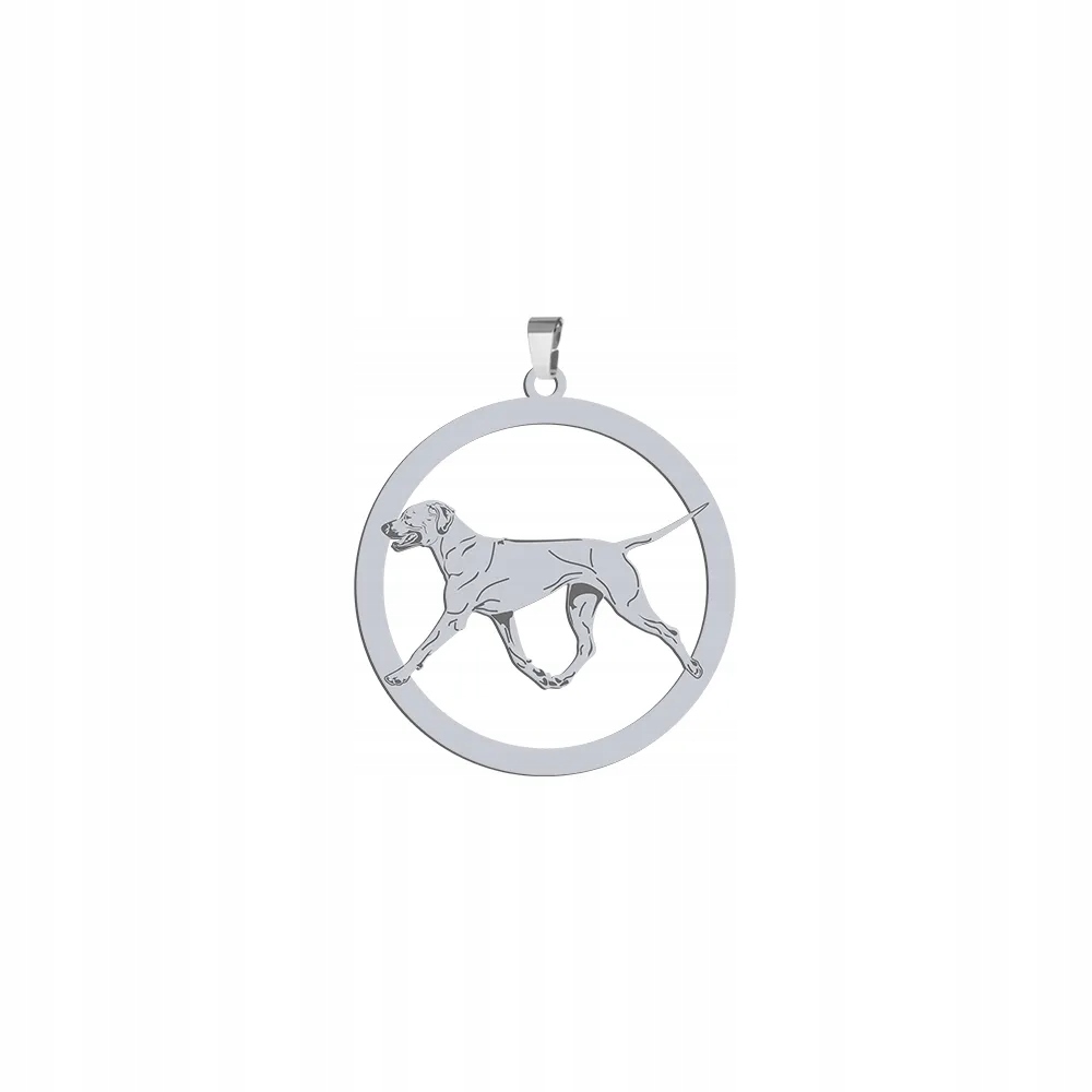 Stříbrný přívěsek s Rhodéským ridgebackem 925 Šperky Žena Gravírování Bonus