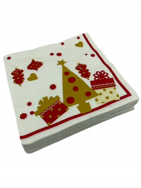 

Zestaw 20szt. Serwetki Papierowe 33x33cm 3 Warstwy
