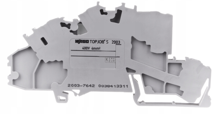 WAGO ZŁĄCZKA SZYNOWA 2-PIĘTROWA 2,5MM L/L SZARA Kod producenta 2003-7642