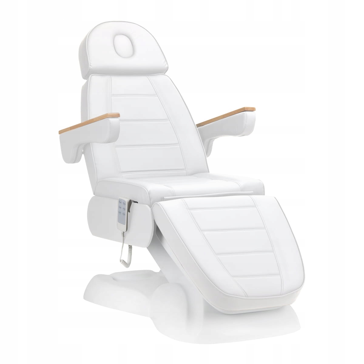 Kosmetické Křeslo Elektrické Spa Lehátko Sillon Lux 3 Motory Bílé