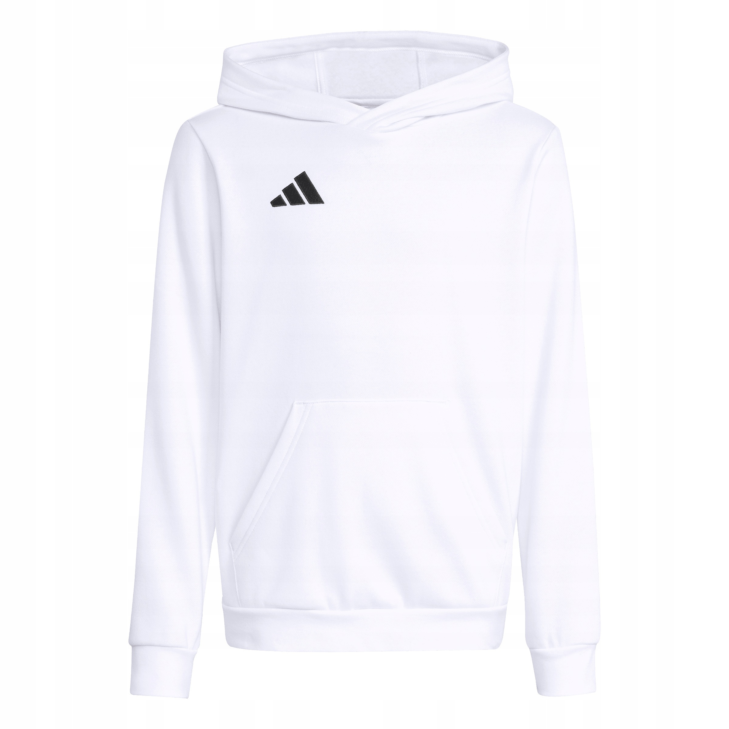 Bluza Dziecięca Z Kapturem Adidas Entrada 26 Bawełniana Biała r.140