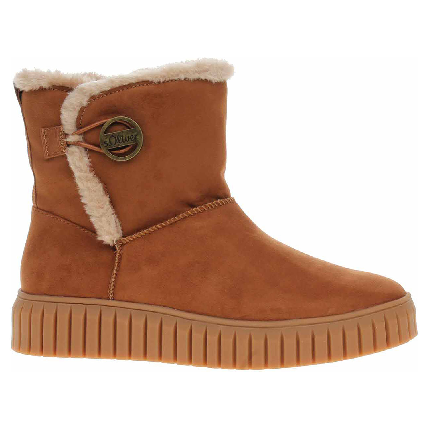 Dámské polokozačky s.Oliver 5-26418-41 cognac 39