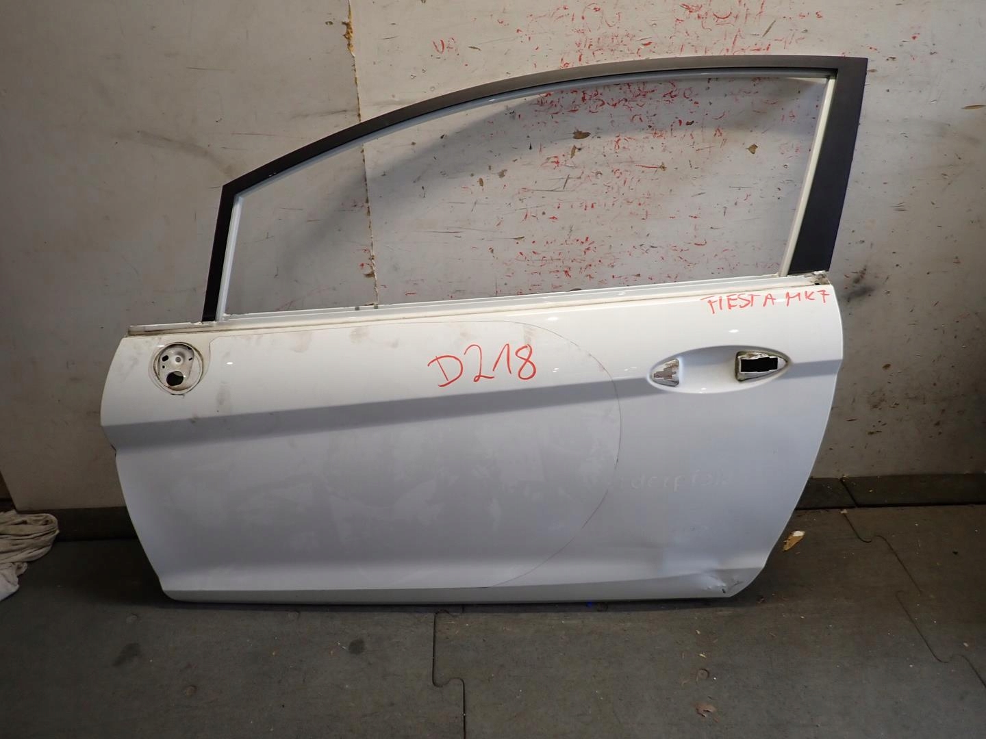 door front front left FORD FIESTA MK7 2008-2017 3D