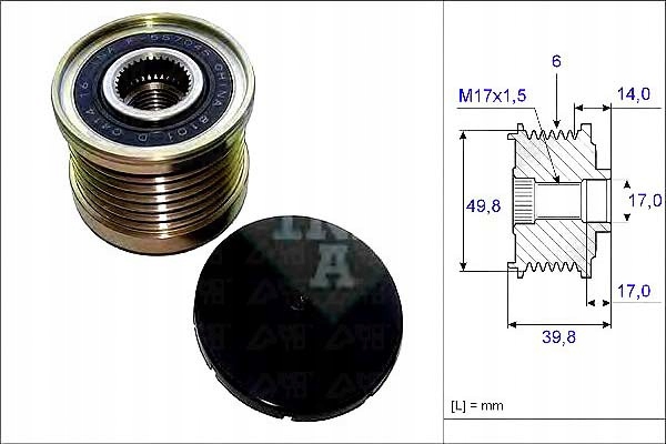 Ina Řemenice Alternátoru Nissan Ina