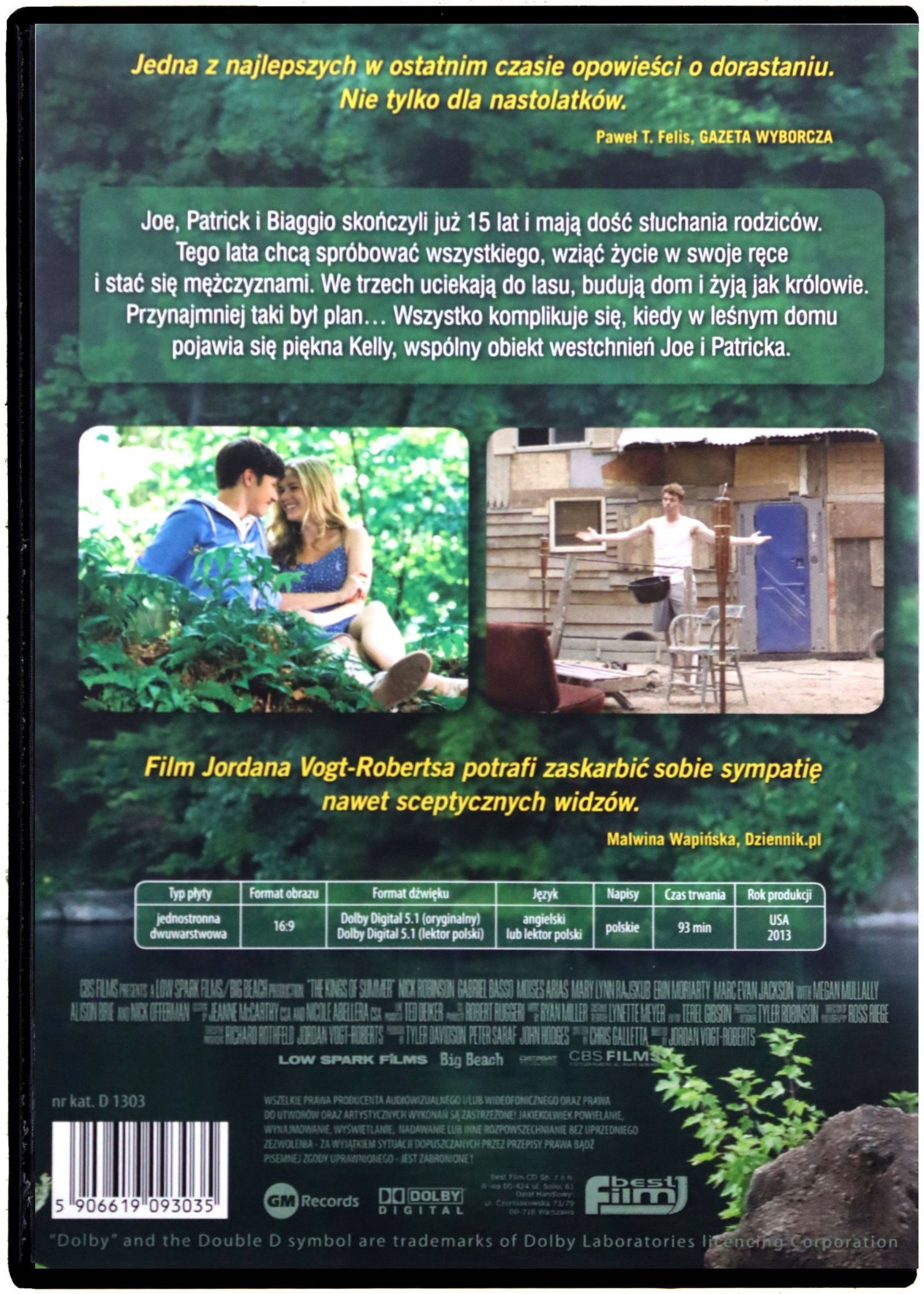 KRÓLOWIE LATA (DVD) Stan opakowania oryginalne