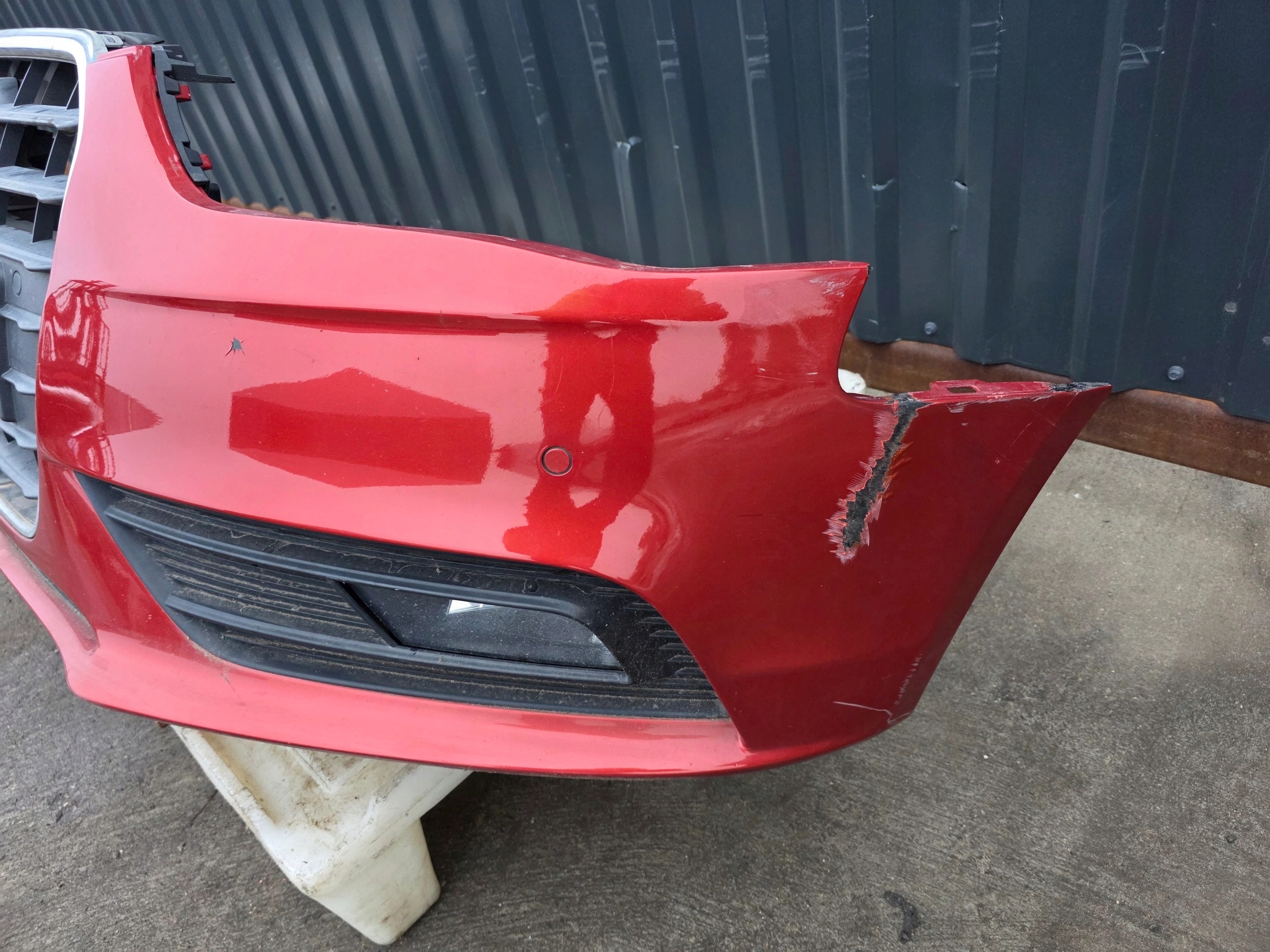 bumper front complete AUDI A4 B8 LIFT 2011-2016 LY3M PDC original !!!