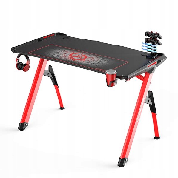 Ultradesk herný stôl Invader červená