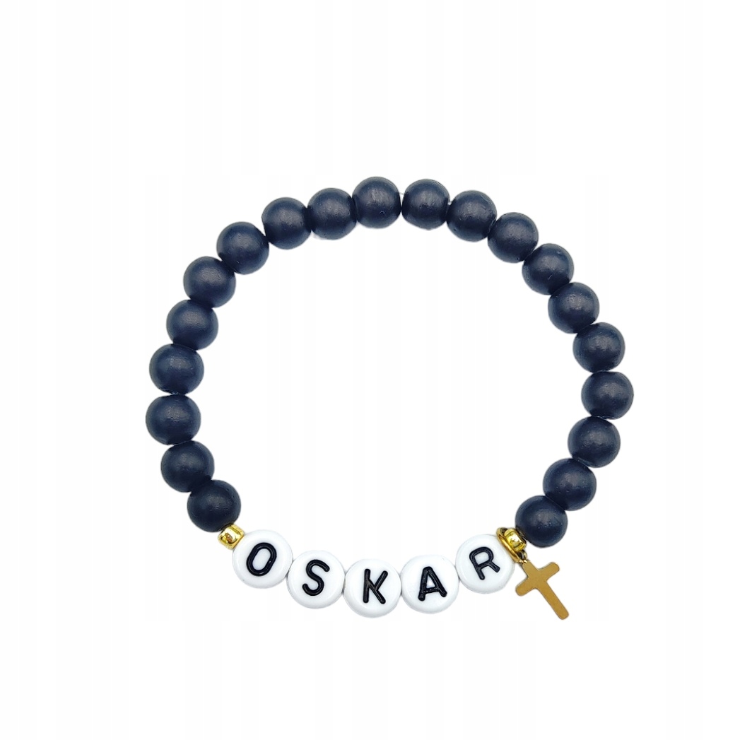 Náramek s jménem Křížek zlatý Památka prvního přijímání pro chlapce