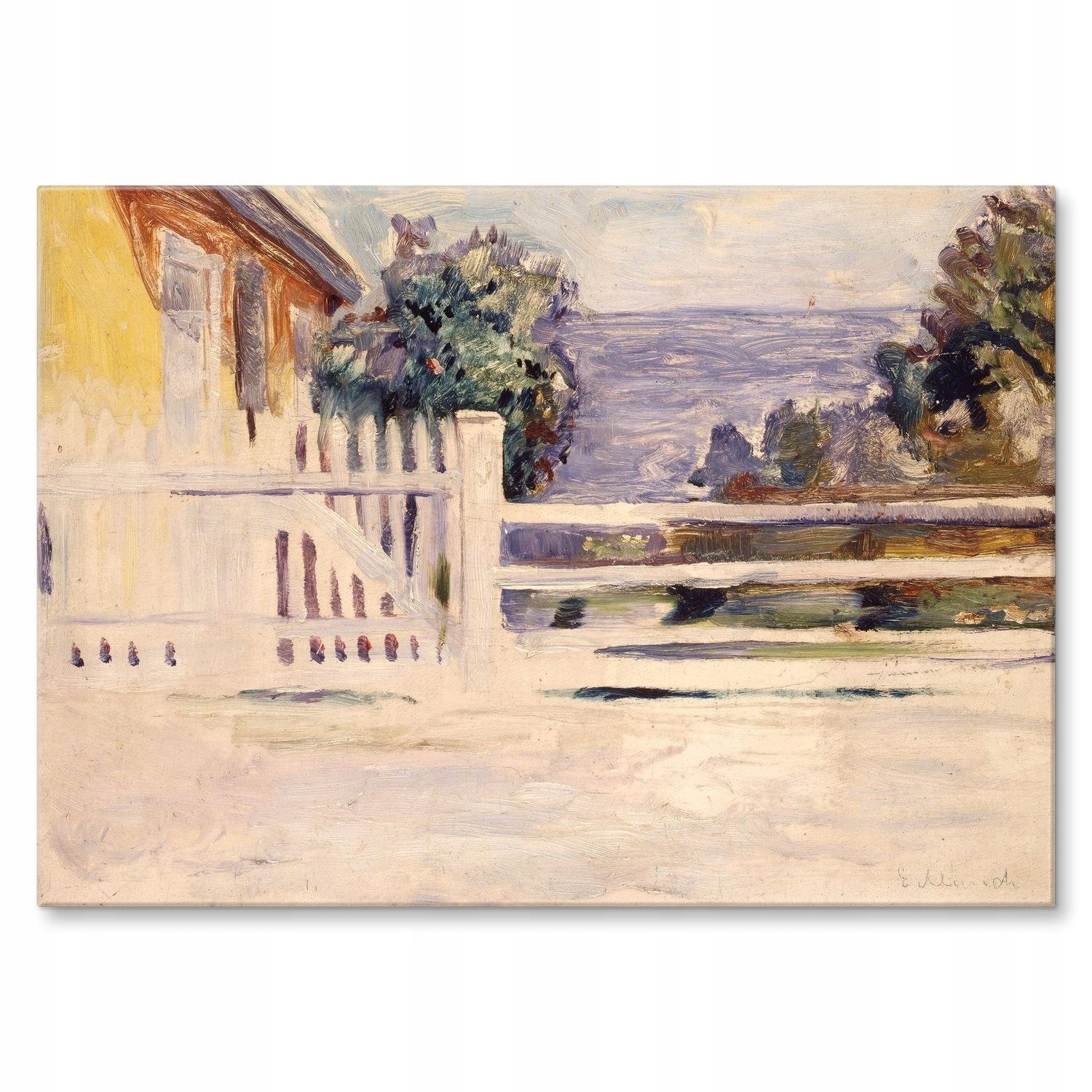 Kovový plakát Summer Edvard Munch Šidítko Plech 30 x 42 cm Dárek