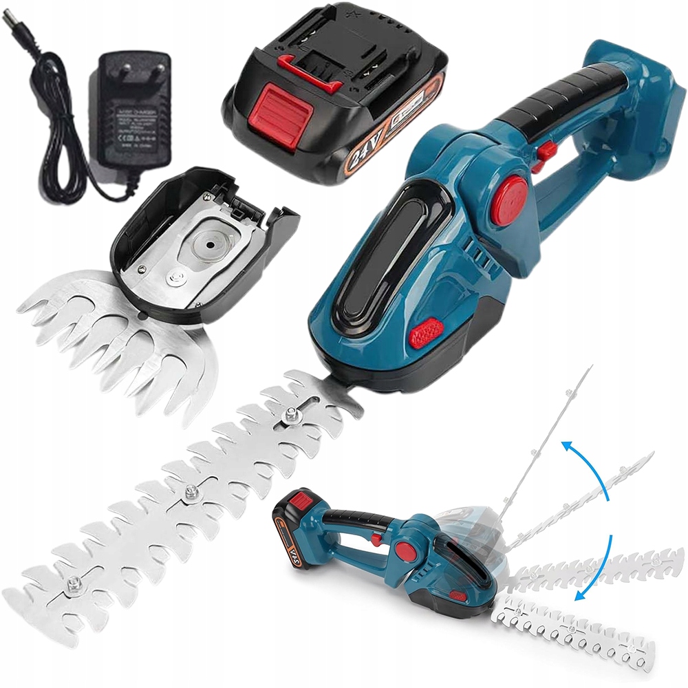 Bezdrátový Zastřihovač 1500MAH, Lehká Baterie 750 G, Tmavě Modrá Barva