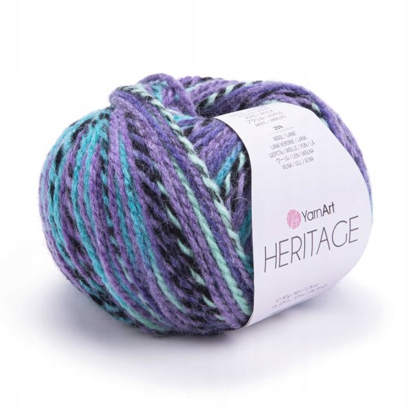 YarnArt Heritage kol. 339 wełna – akryl 125m