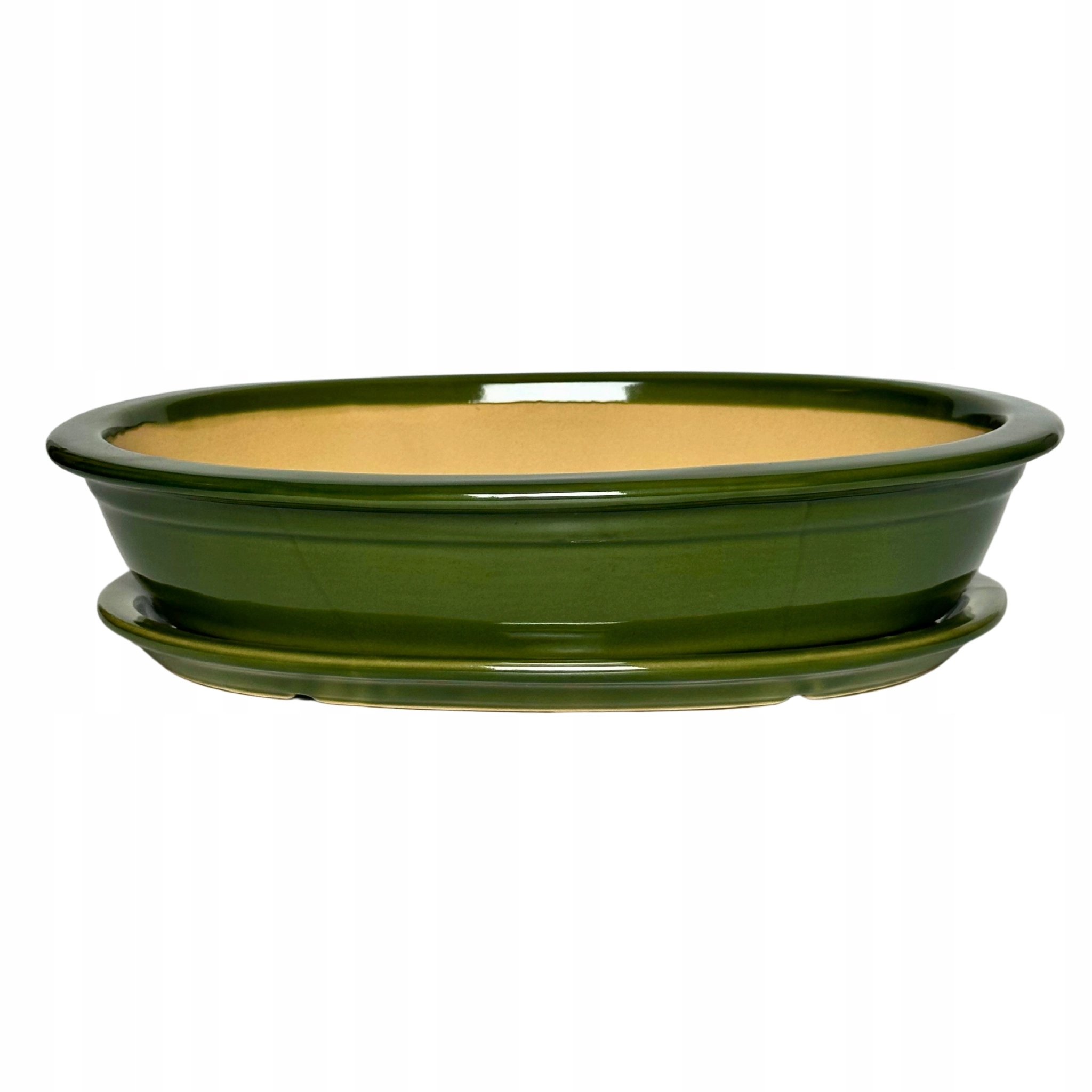 Donica Doniczka Do Uprawy Bonsai Zielona Mrozoodporna 40x30x8 CM