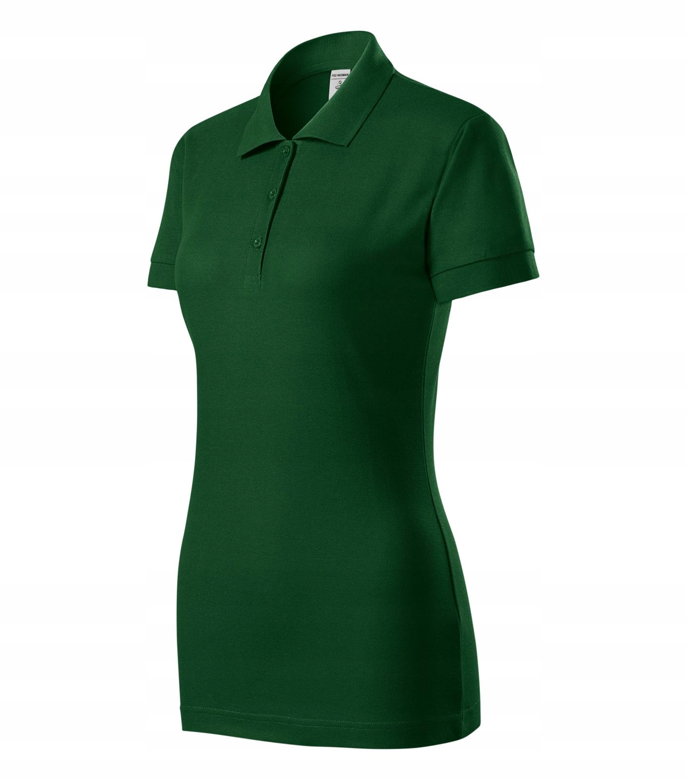 

Damska koszulka Polo Malfini P22 zielona XL