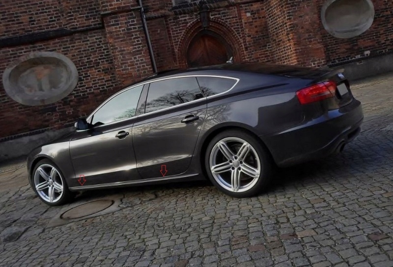 AUDI A5 S5 S LINE SPORTBACK LISTWY PROGOWE ****