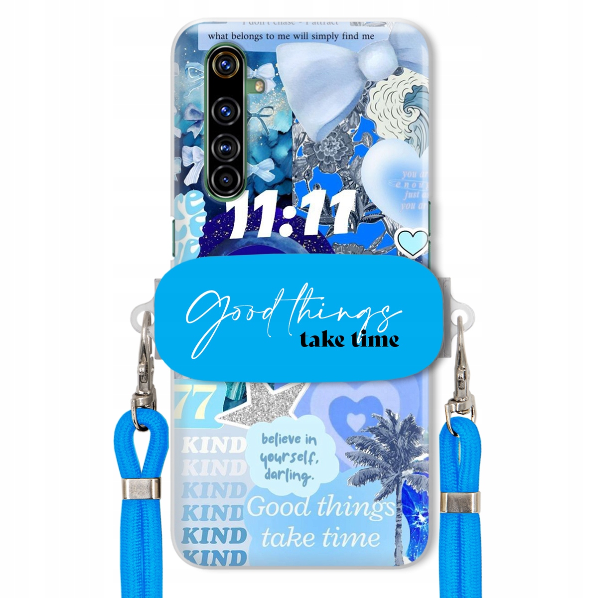 Puzdro pre Realme X50 Pro Držiak Crossbody vodítko Good Things Sea Lata