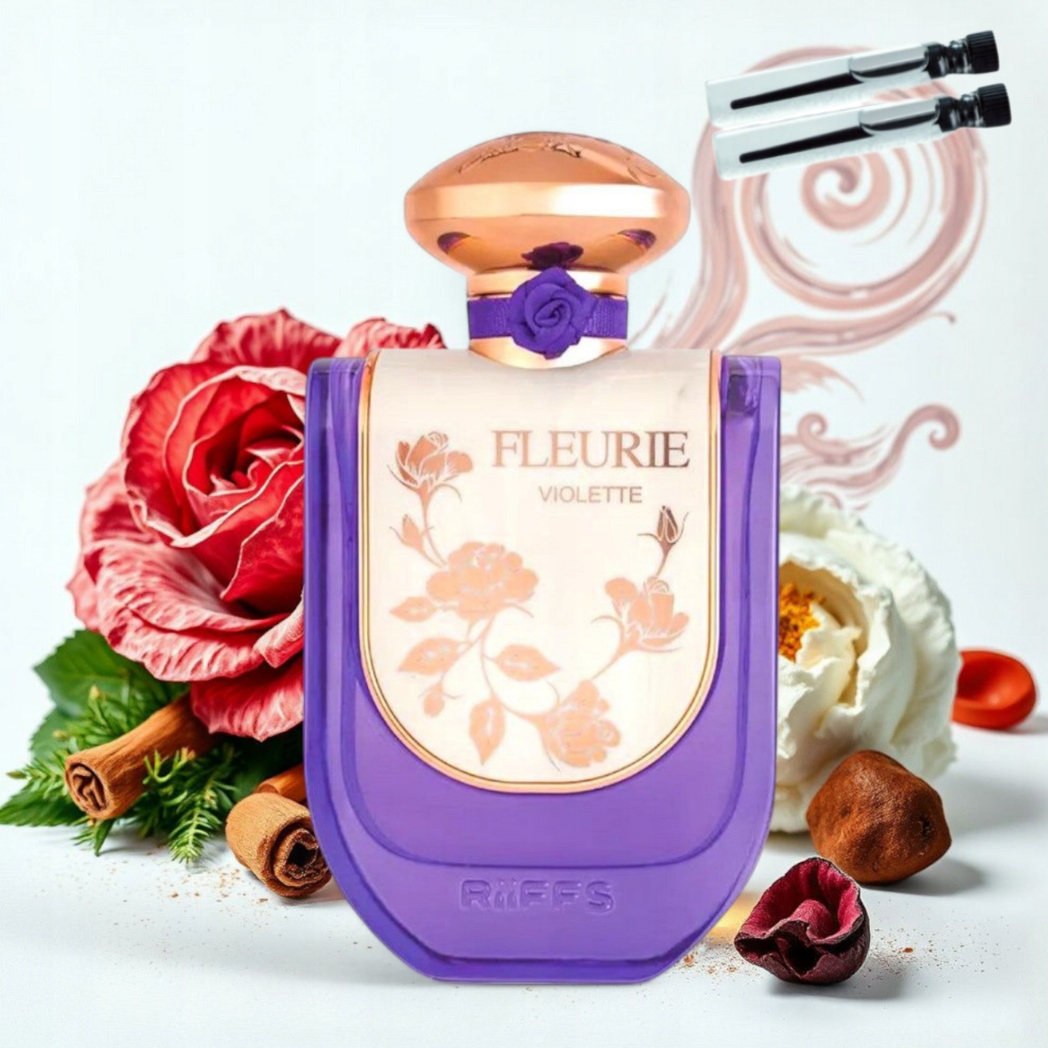 Parfém Fleurie Violette Riiffs 100 ml 2 vzorky Dárek