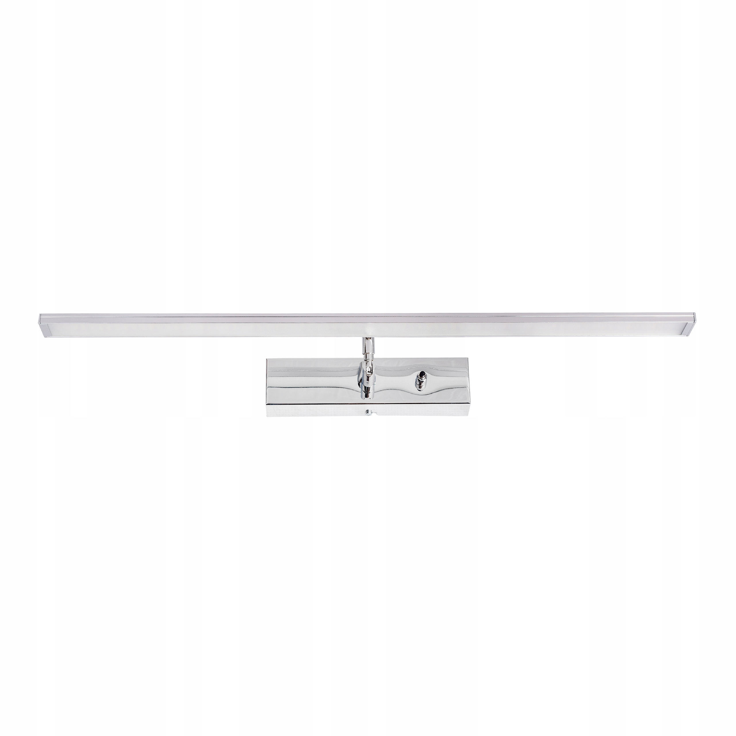 Kinkiet Łazienkowy Galeryjka Led Nad Lustro Z Wyłącznikiem Srebrny 65cm