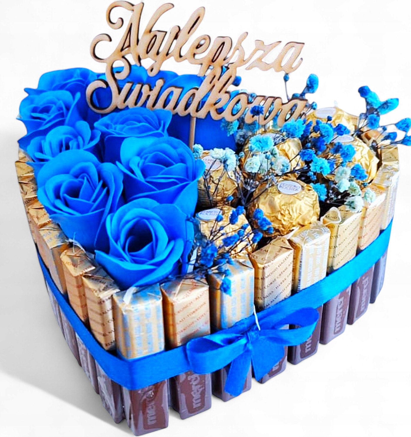 Zestaw prezentowy na Dzień Kobiet Flower box 20 cm