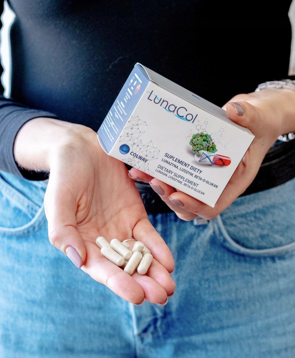 LunaCol COLWAY Lunazyna+ Lizozym (muramidaza) +Beta-D-Glukan 60 k.+ PREZENT Kod producenta 5907222989050