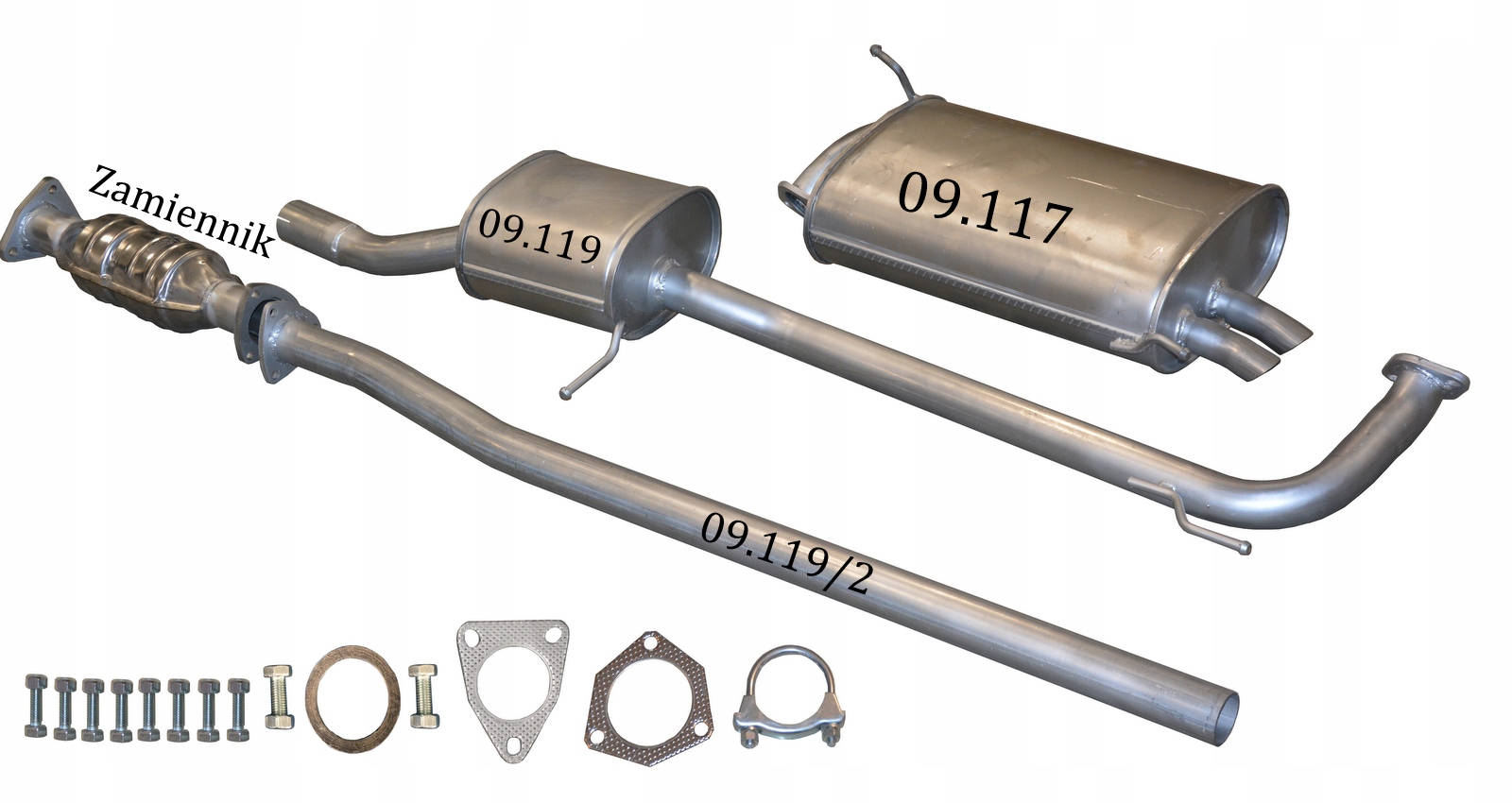 HONDA ACCORD VI 1.6 2.3 TŁUMIK ŚRODKOWY KOŃCOWY