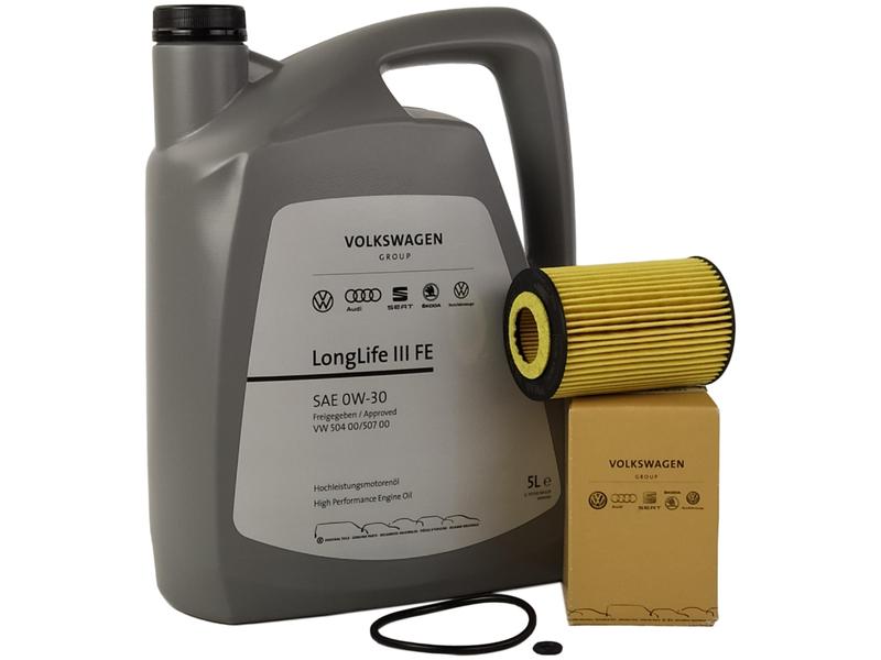GS55545M4EUR;03N115562B - OE VAG фильтр + масло 0W30 5L AUDI Q2 GAB 1.6 2.0 TDI