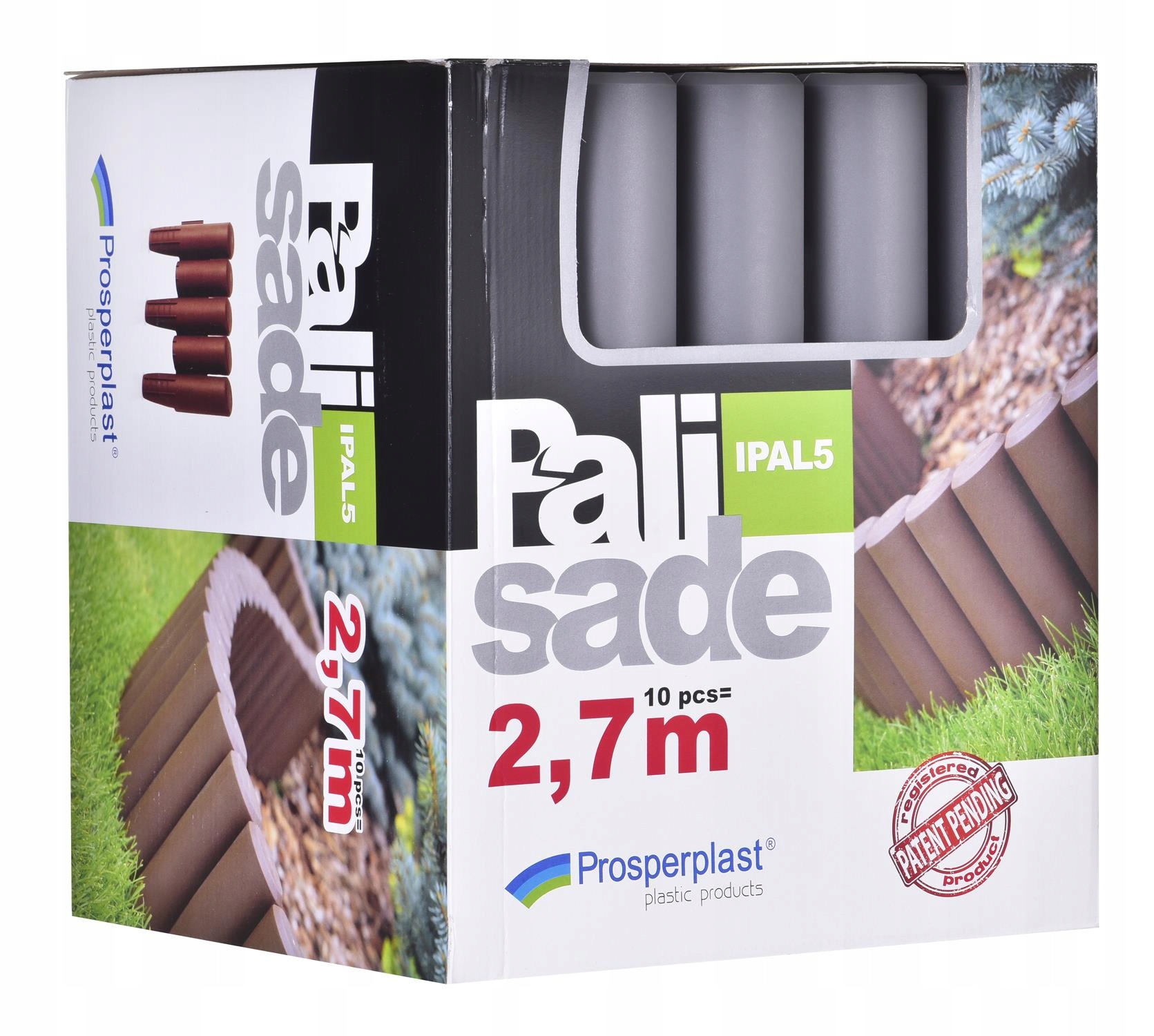 

Palisada Ogrodowa Obrzeże Trawnikowe 270CM Szary