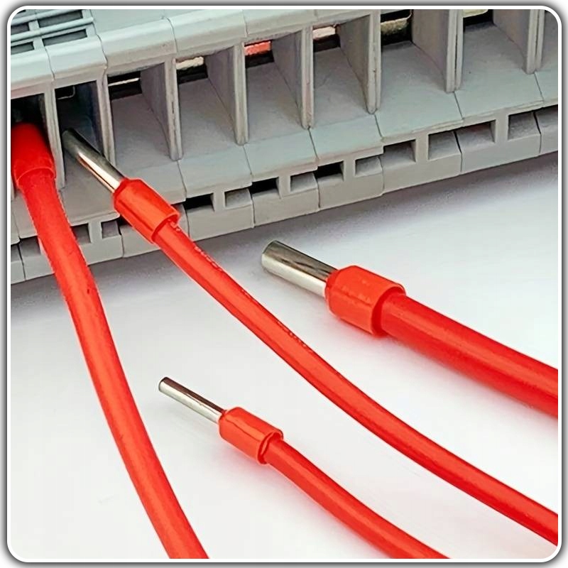 TULEJKI KOŃCÓWKI IZOLOWANE KABLI PRZEWODÓW ZACISKOWE 1300 SZTUK KOLORY Stan opakowania oryginalne