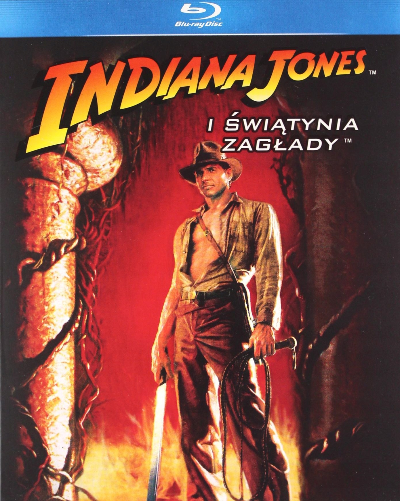 INDIANA JONES I ŚWIĄTYNIA ZAGŁADY (BLU-RAY) Stan opakowania oryginalne