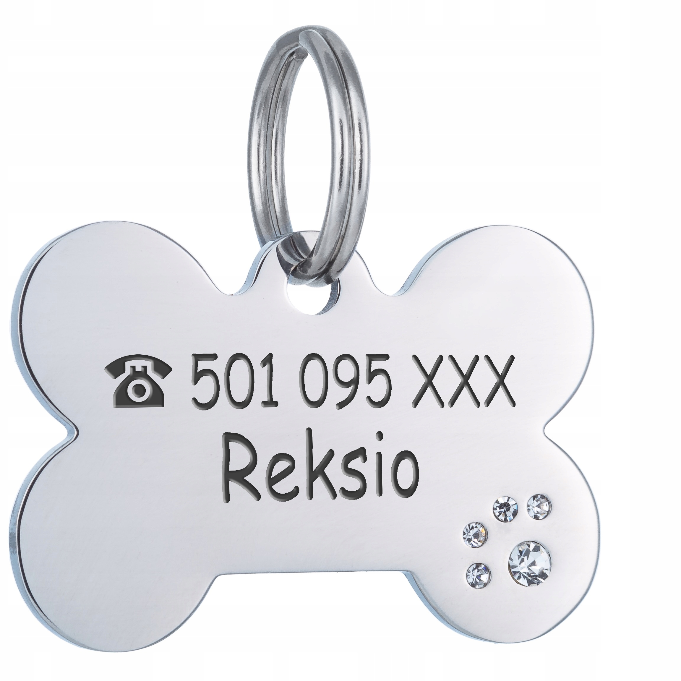 

Identyfikator Adresówka dla psa lub kota grawer