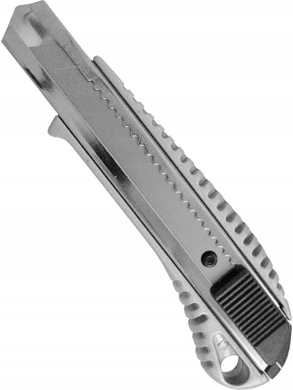 

Nóż Do Tapet Ostrze Łamane 18mm Metalowy