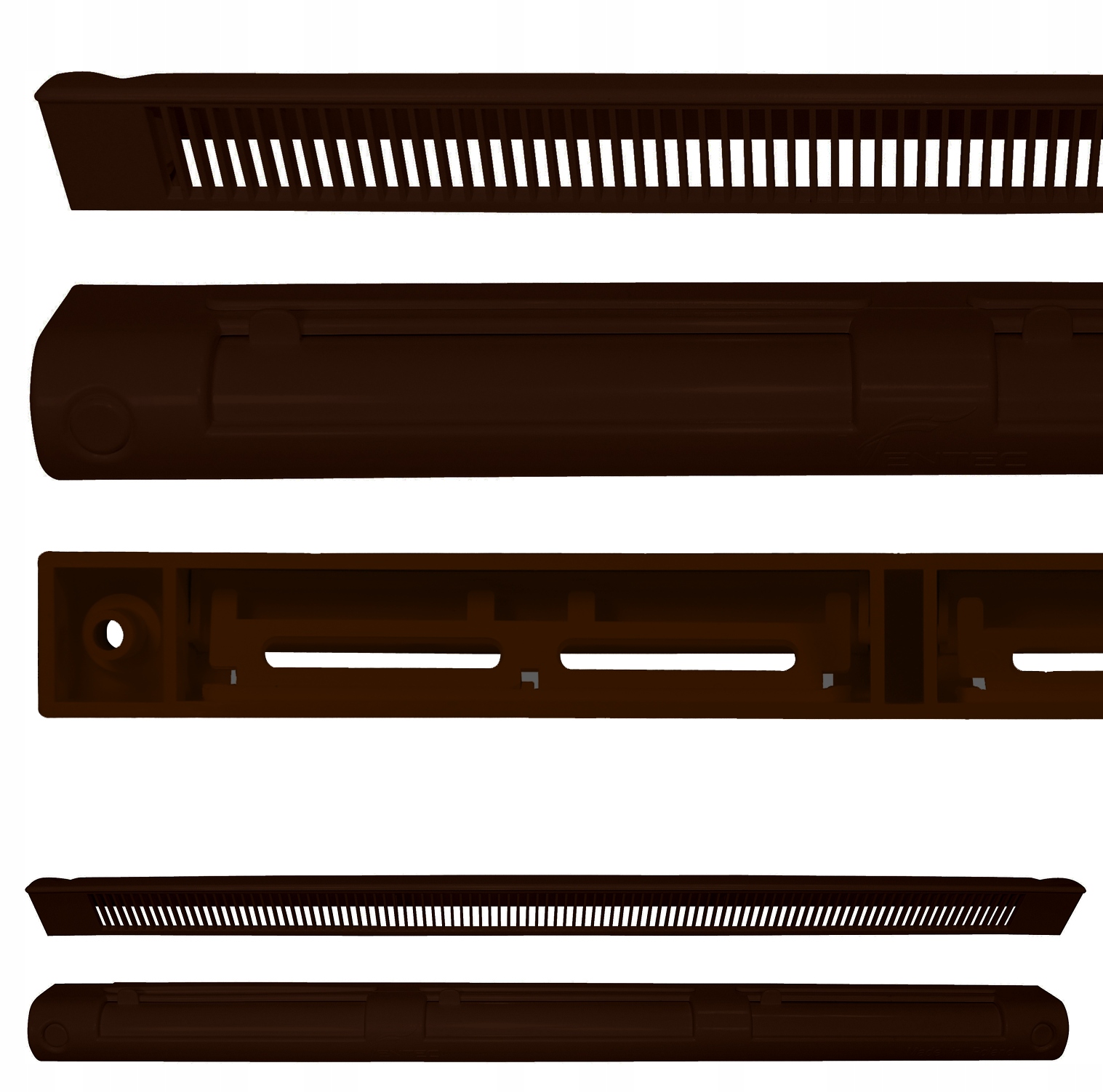 Nawiewniki do okna okien VT 101 CIEMNY BRĄZ