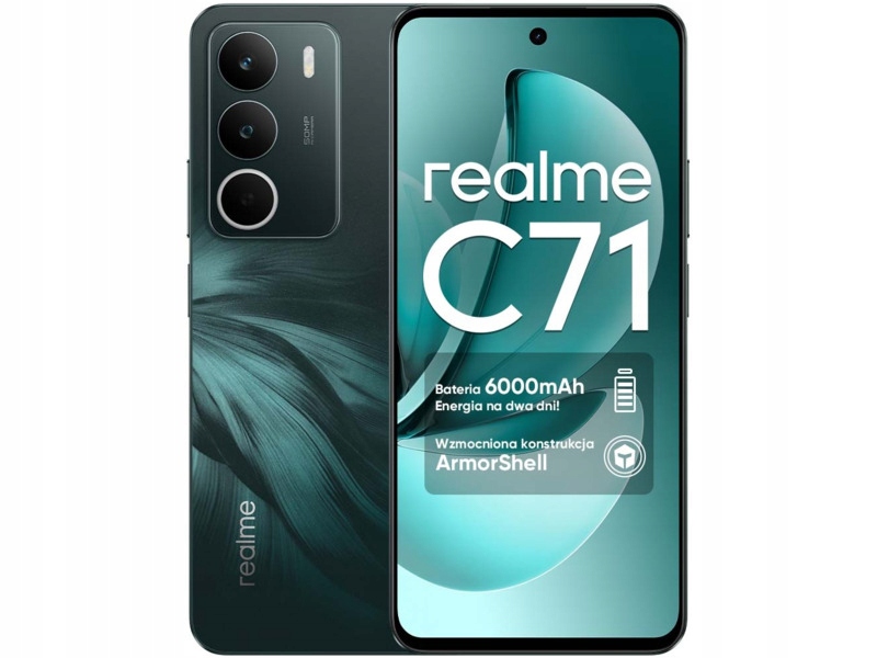 Smartfon Realme C71 8-256GB 6.67" 120Hz Zielony