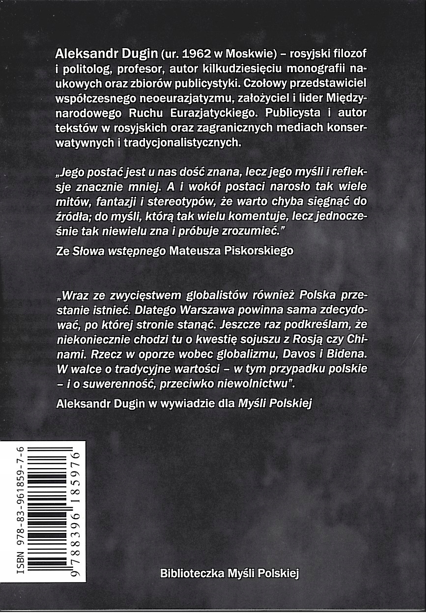 Manifest Wielkiego Przebudzenia... Aleksandr Dugin Gatunek Filozofia, historia filozofii