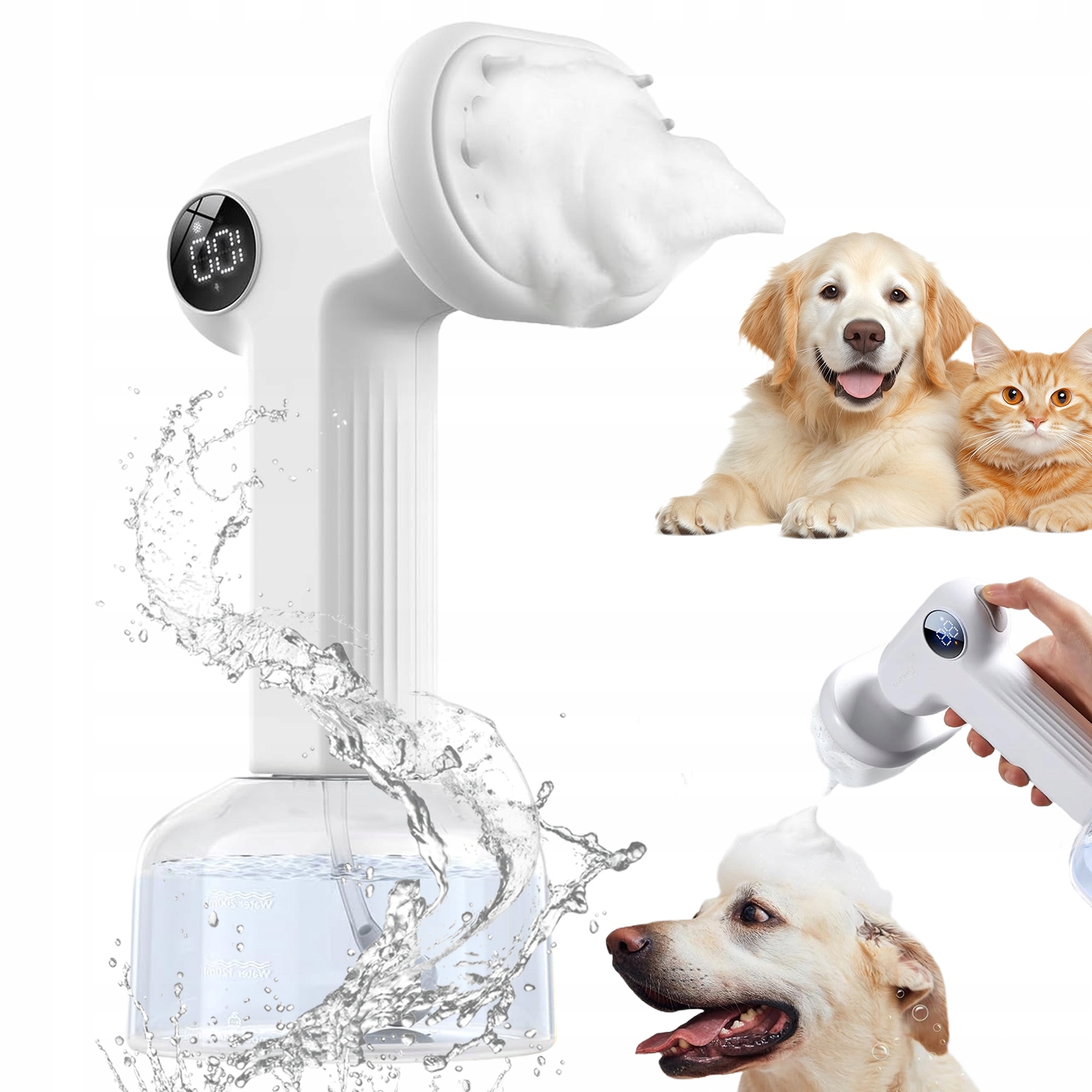 Levně Elektrický Pěnový Stroj, Čistící Stroj S Dvojitou Bublinou