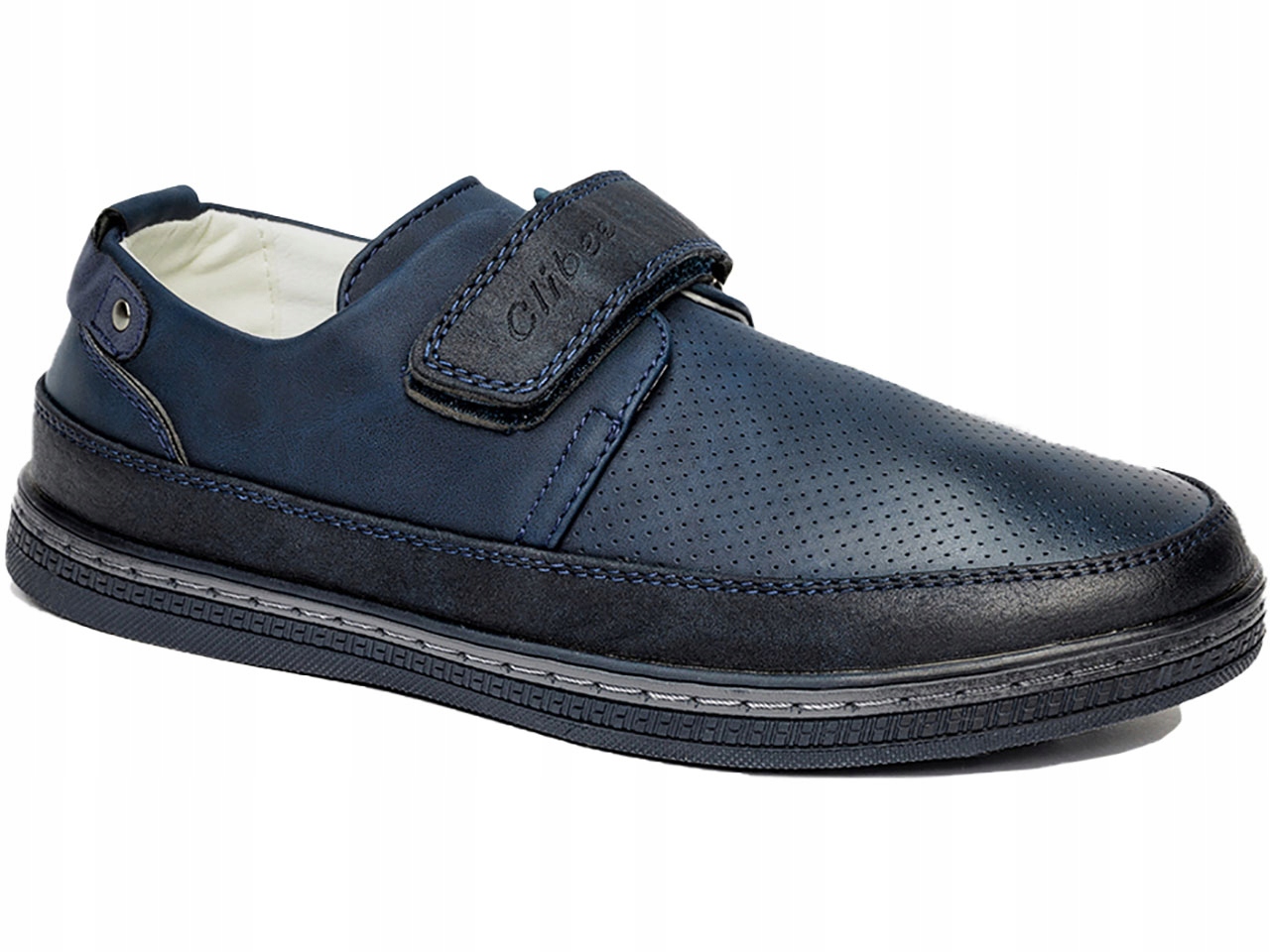 

Półbuty Mokasyny Na Rzep Lekkie Wkładka Skóra r 32