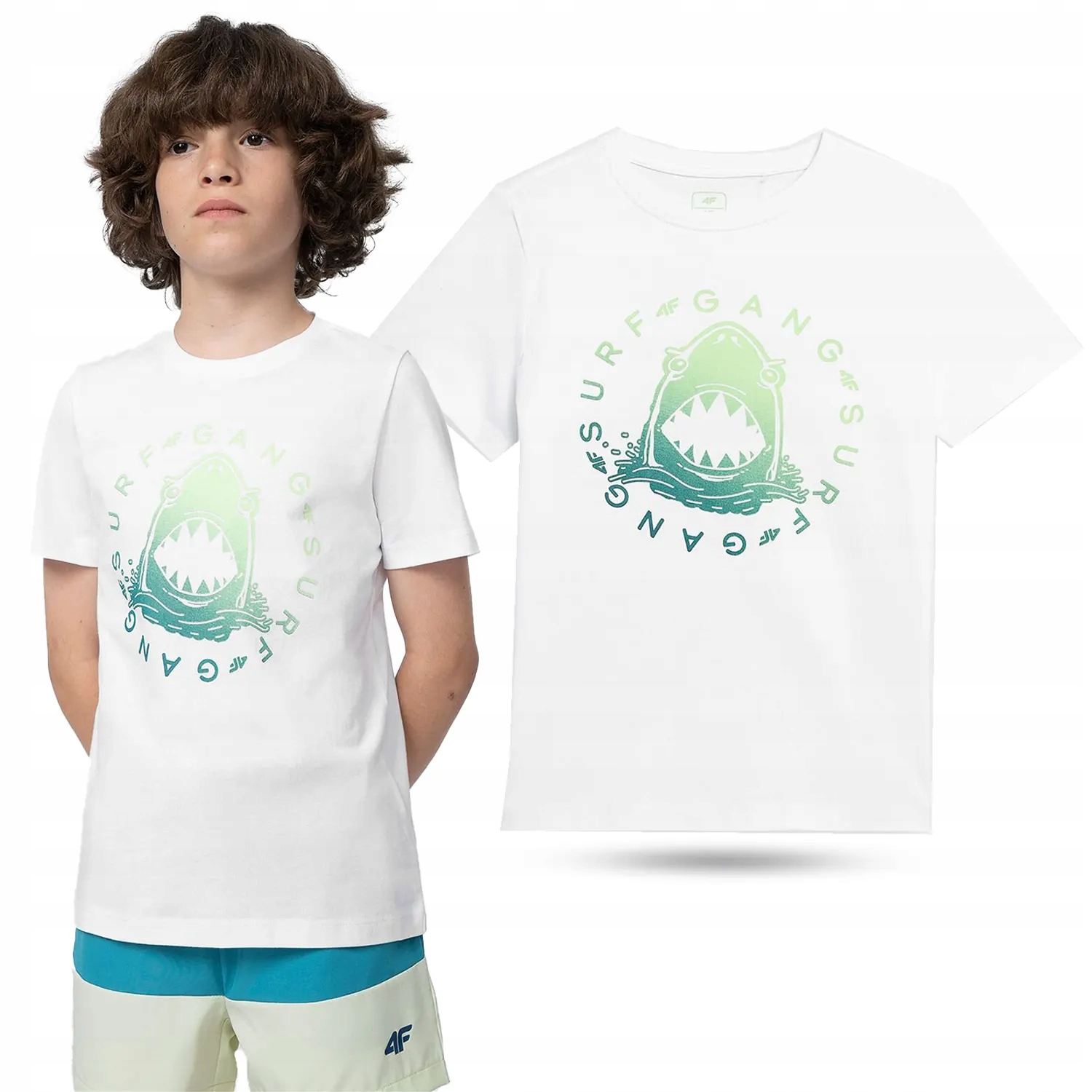 

Kkoszulka Chłopięca 4F T-shirt Bawełna 4F SS23M283