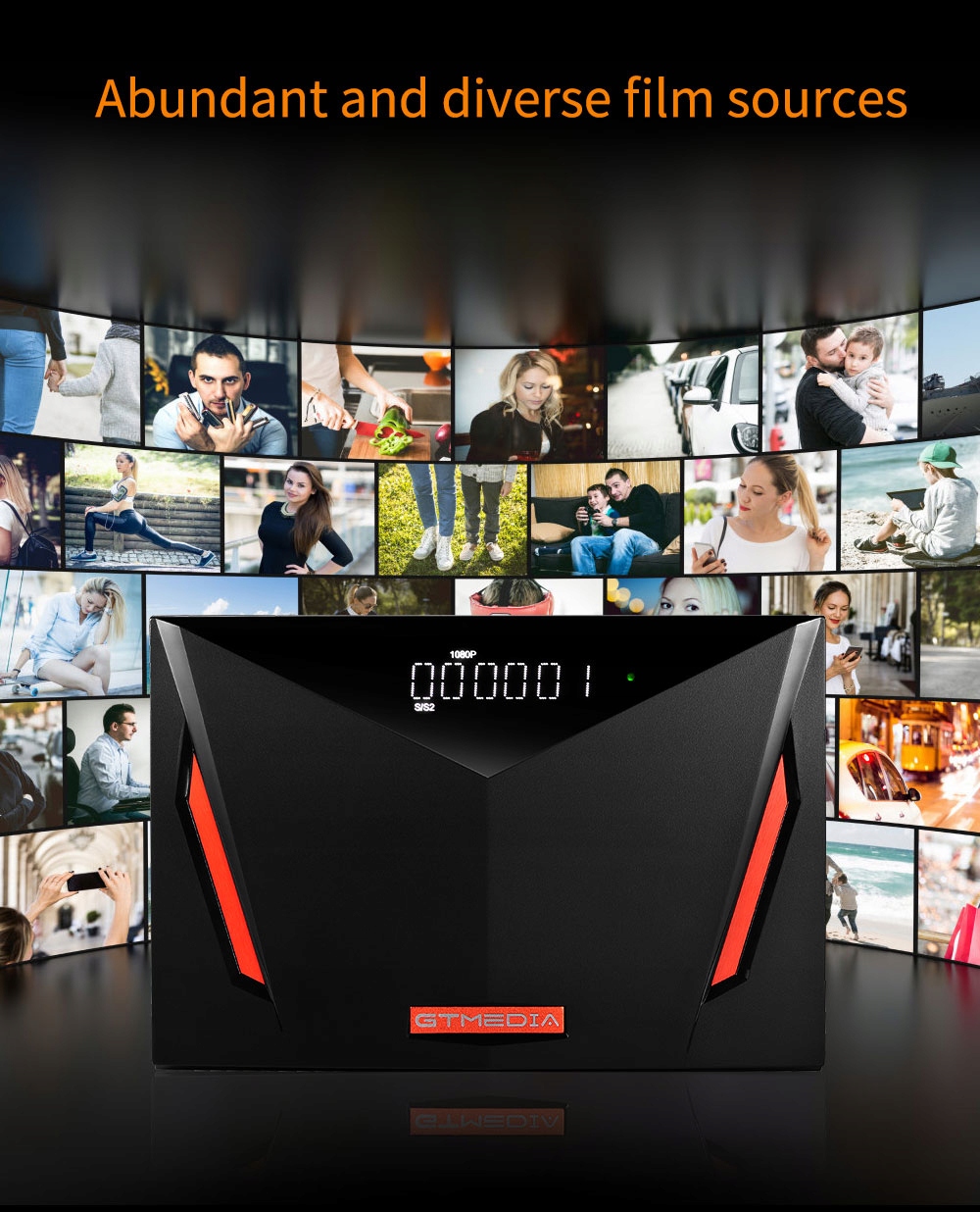 TUNER DVB-T2/S2X/C 4K DEKODER WIFI YOUTUBE CA Astra Model v8 uhd