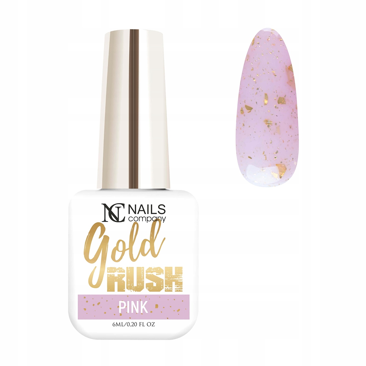 

Nails Company Lakier Hybrydowy 6ml Gold Rush Pink