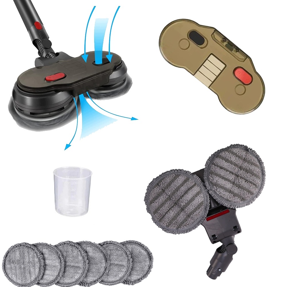 Pro mop Dyson V7 V8 V10 V11 V15, mop na mokro/sucho