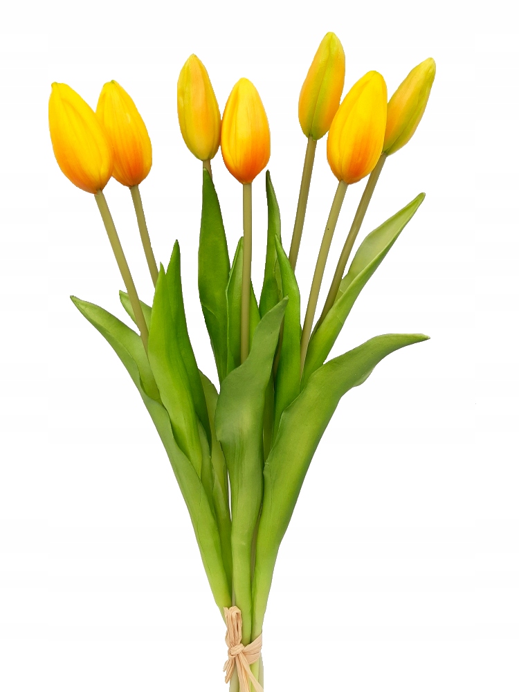 

Tulipan Silikonowy Bukiet 7 sztuk Pomarańczowe