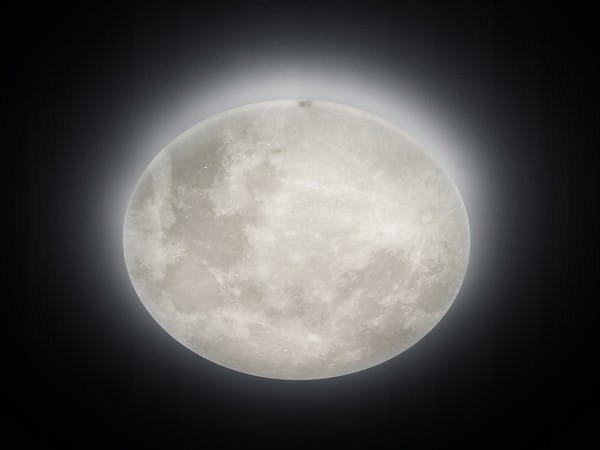 Moderná vstavaná Led stropná lampa Lunar biela