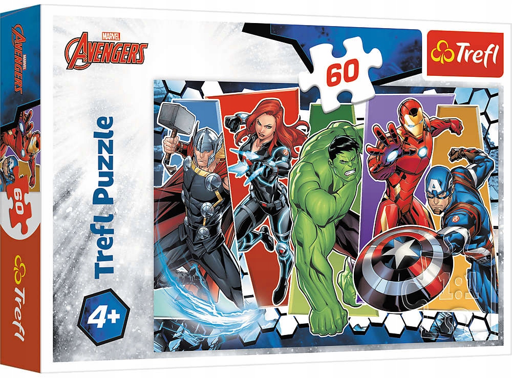 

Trefl Puzzle Niezwyciężeni Avengersi 60 Elementów