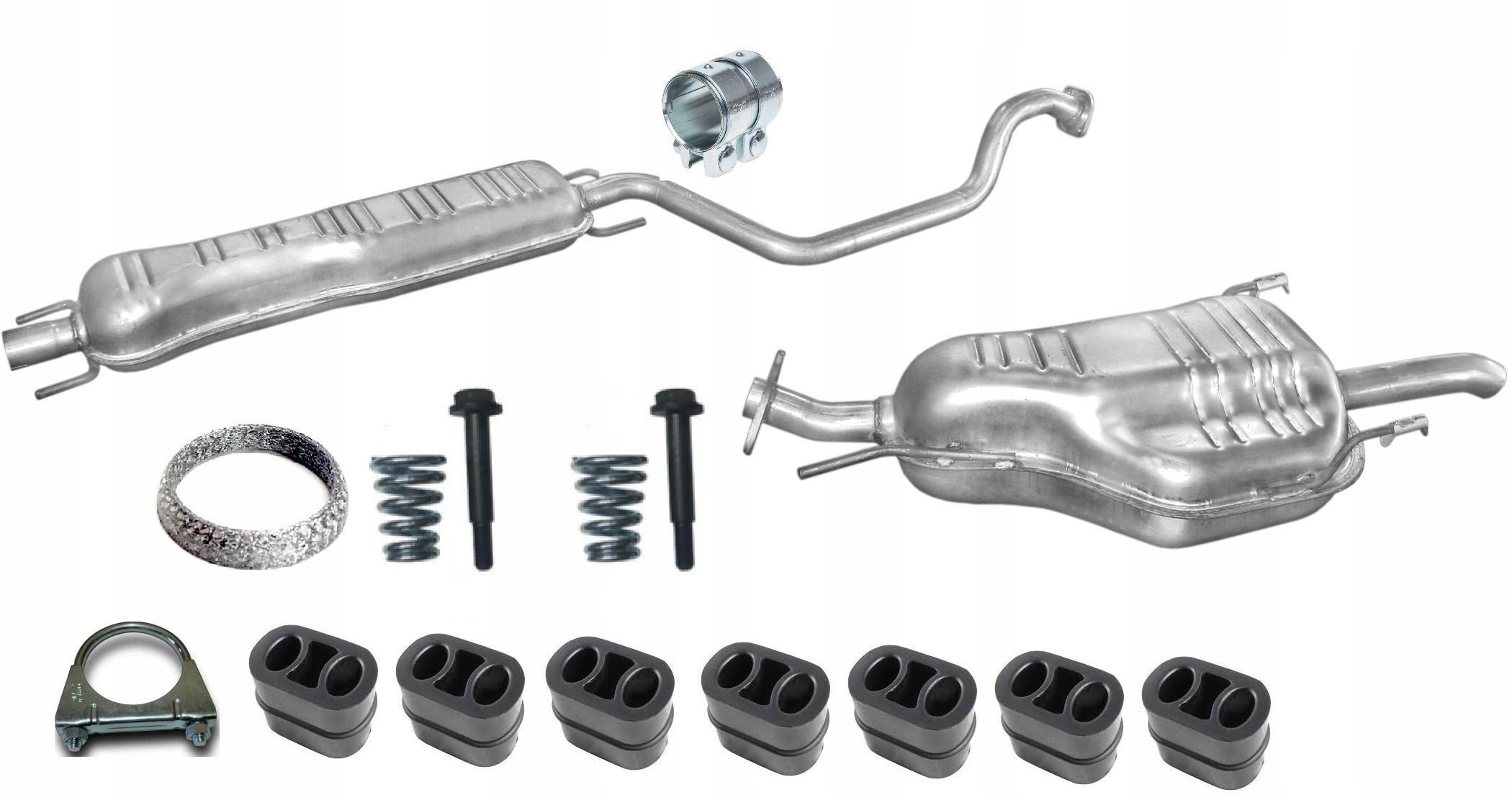 Opel Astra G 1.4 1.6 1.8 16V 8V 1998-2003 Tlumič Koncový A Středový Komplet