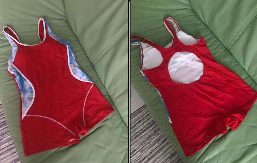 SPORTOWY STRÓJ KĄPIELOWY JEDNOCZĘŚCIOWY SPODENKI Materiał dominujący nylon