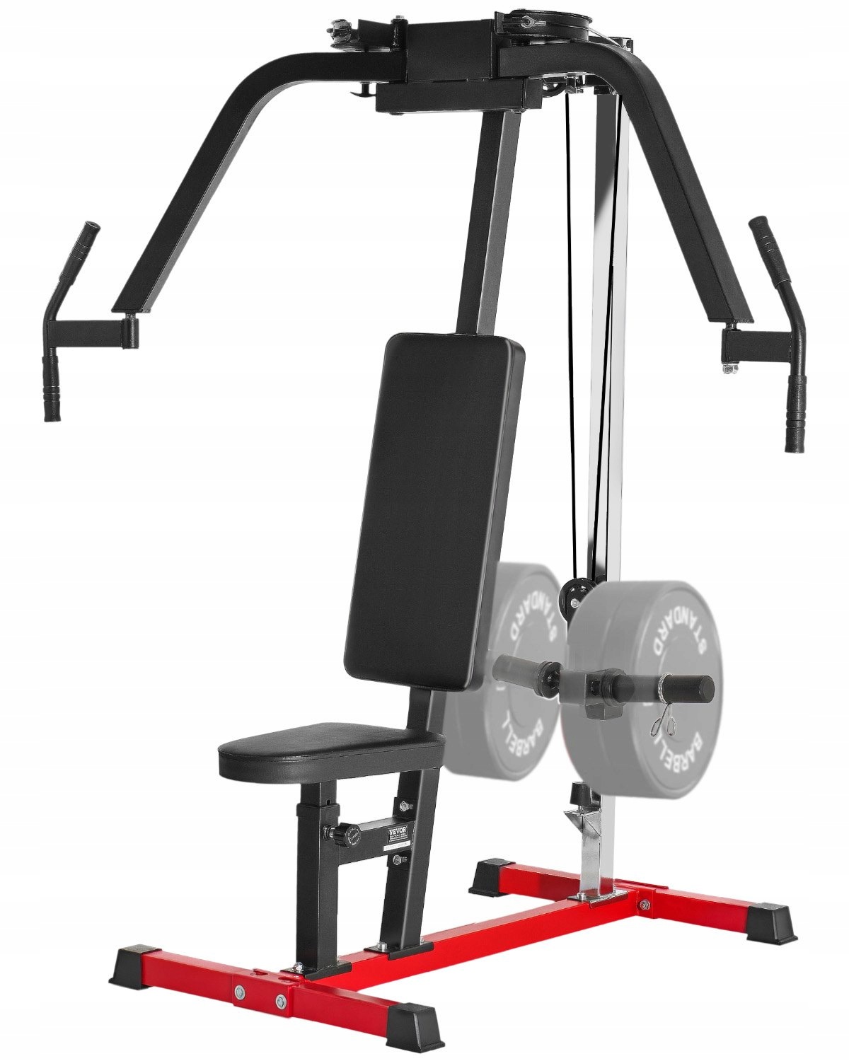 Stabilní stroj butterfly rozpínací zadní klec 204 kg posilovna silná