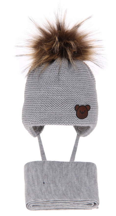 

Czapka Szalik Komplet Zestaw na zimę 40-42 cm